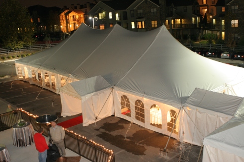 full view of BGB tent